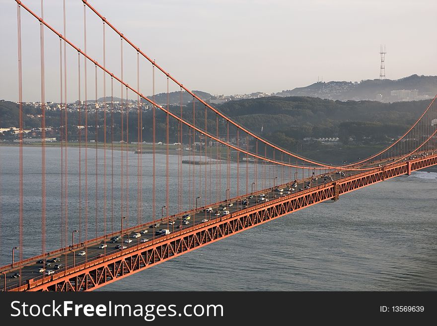 View Through The Golden Gate Bridge