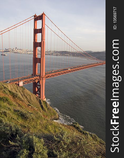 San Francisco Golden Gate Bridge at sunset