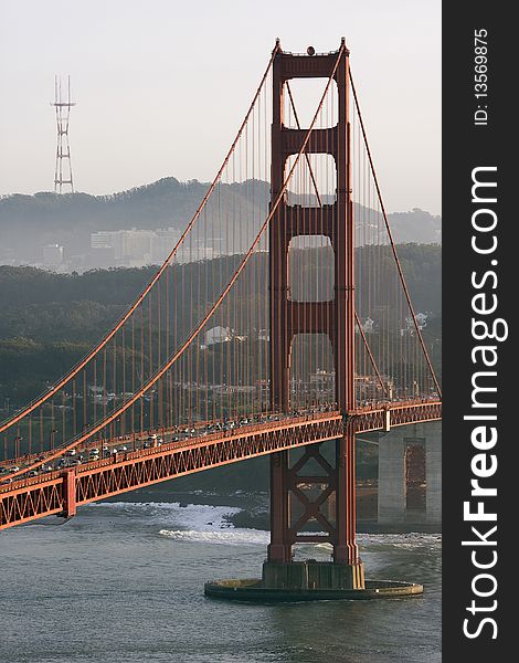 San Francisco Golden Gate Bridge at sunset