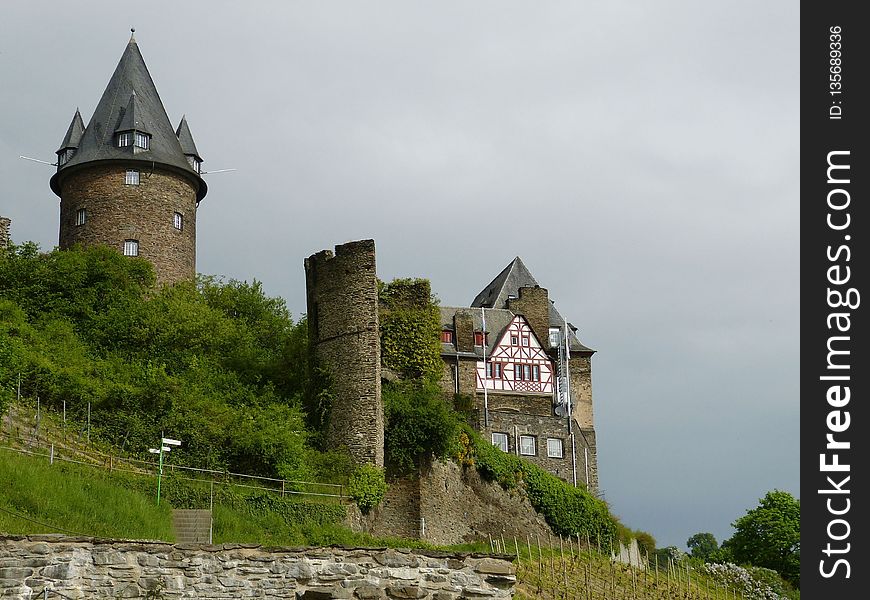 Castle, Building, Medieval Architecture, Château