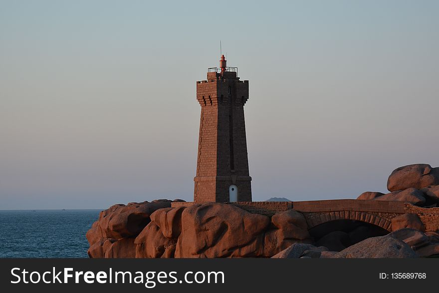 Tower, Sea, Promontory, Lighthouse