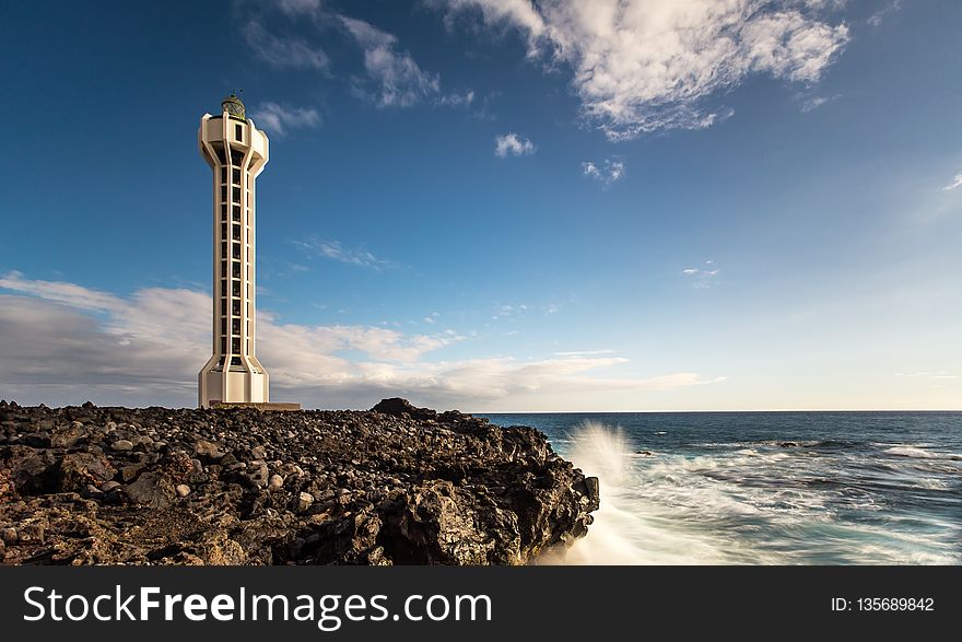 Sea, Sky, Tower, Coast