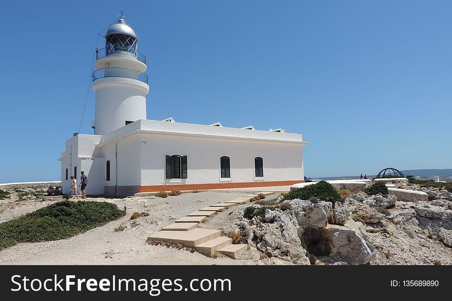 Lighthouse, Tower, Sea, Promontory