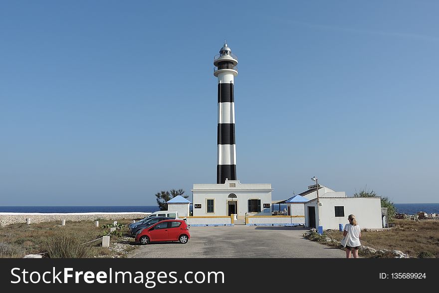 Lighthouse, Tower, Sky, Beacon