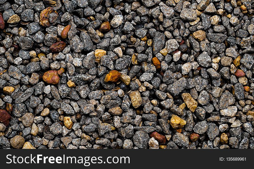 Rock, Gravel, Pebble, Material