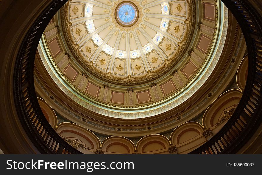 Dome, Building, Symmetry, Daylighting