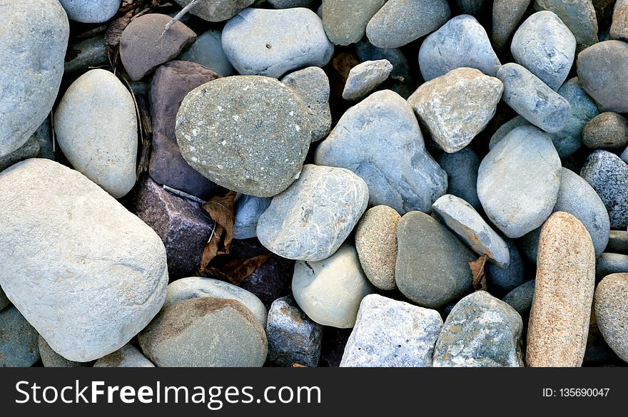 Pebble, Rock, Gravel, Material