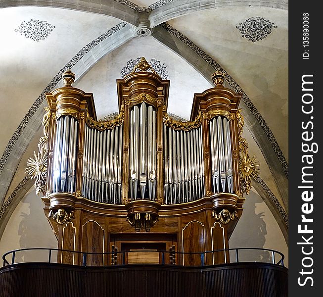 Pipe Organ, Organ Pipe, Musical Instrument, Organ
