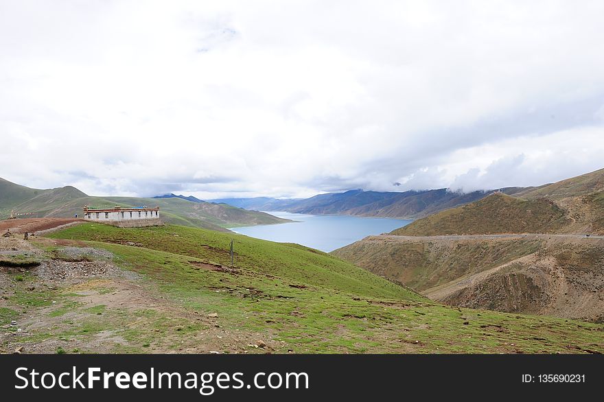 Highland, Loch, Hill, Sky