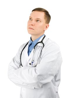 Pensive Male Doctor Stock Images Pensive Male Doctor Stock Images