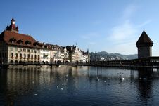 Chapel Bridge Lucerne Stock Photo Chapel Bridge Lucerne Stock Photo