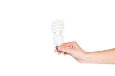 A Better Light Bulb With Hand Royalty Free Stock Images A Better Light Bulb With Hand Royalty Free Stock Images