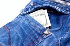 Dollars In Back Pocket Stock Photography Dollars In Back Pocket Stock Photography