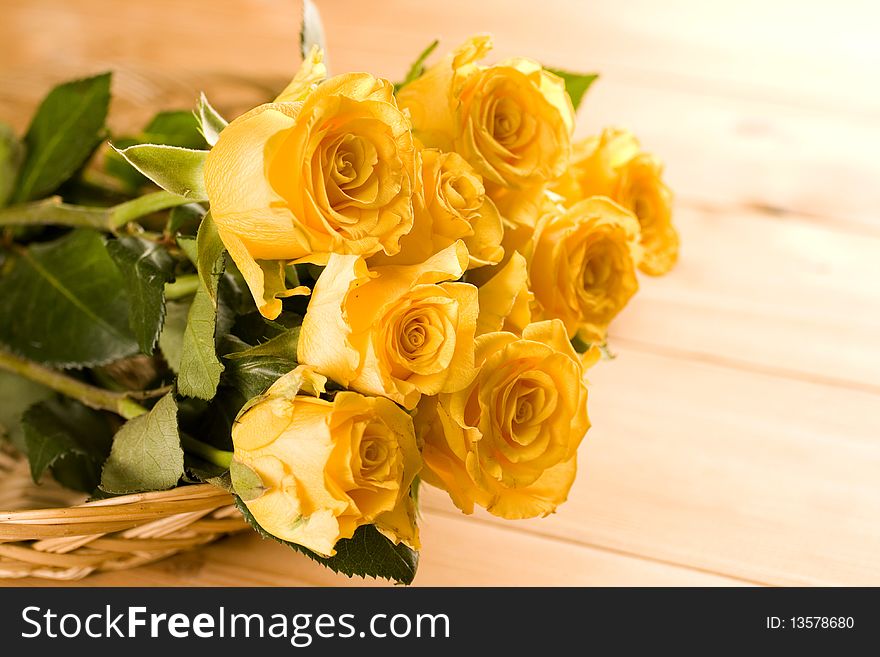 Beautiful Bunch of yellow roses