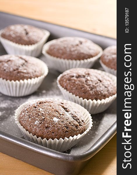 Baked Chocolate muffins