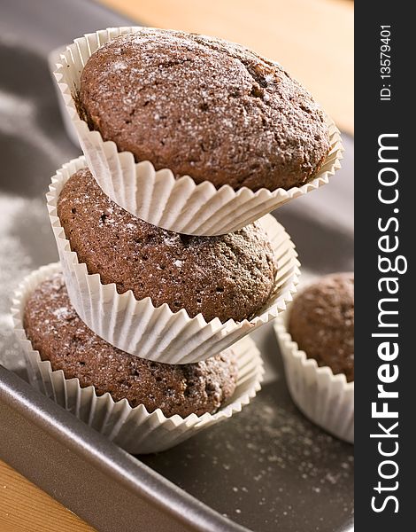 Baked Chocolate Muffins