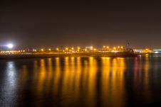 Harbour At Night 4 Royalty Free Stock Image Harbour At Night 4 Royalty Free Stock Image