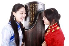 Chinese Musicians Royalty Free Stock Images