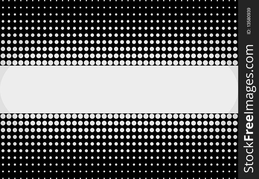 Halftone background with the space for text