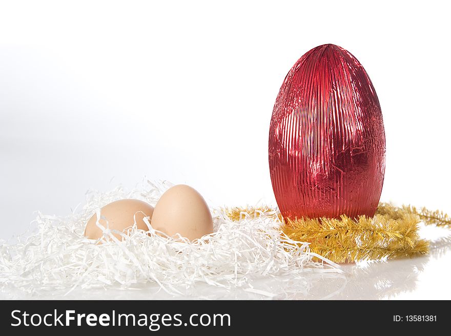 Egg, single objects, for easter