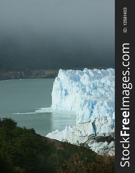 Advancing glacier south america patagonia. Advancing glacier south america patagonia