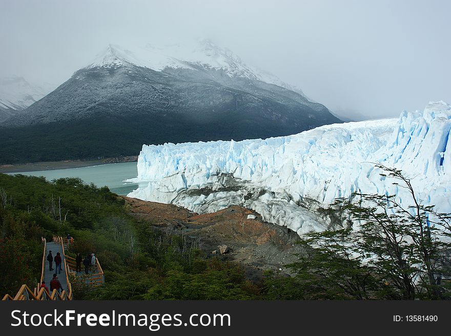 Advancing glacier south america patagonia. Advancing glacier south america patagonia