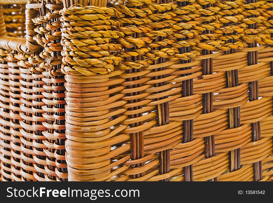 Texture of old wicker basket. Texture of old wicker basket.