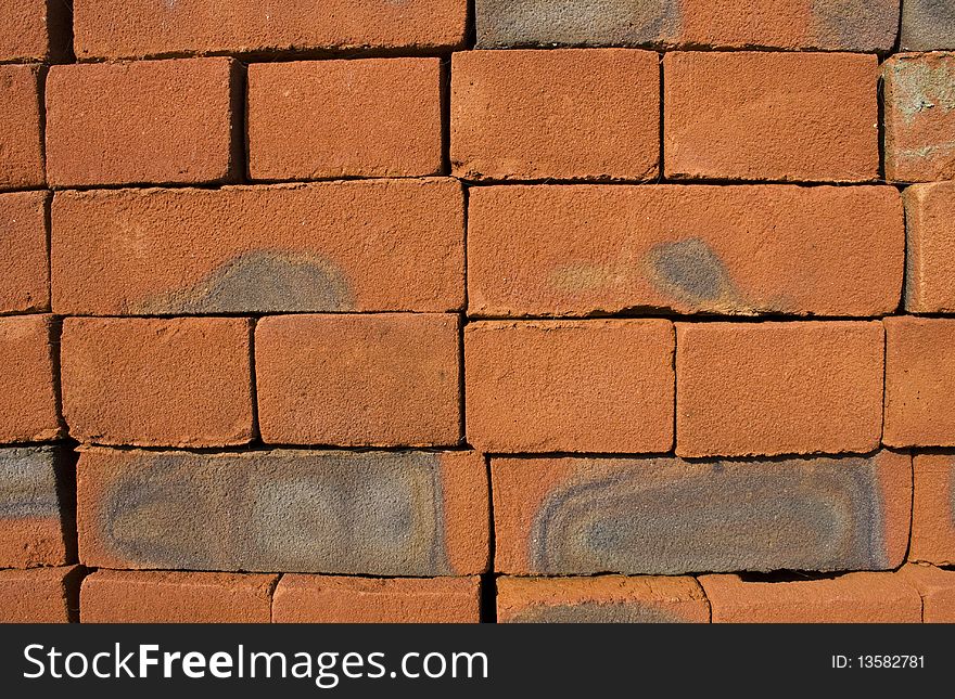 Pile of bricks suitable for use as background. Pile of bricks suitable for use as background