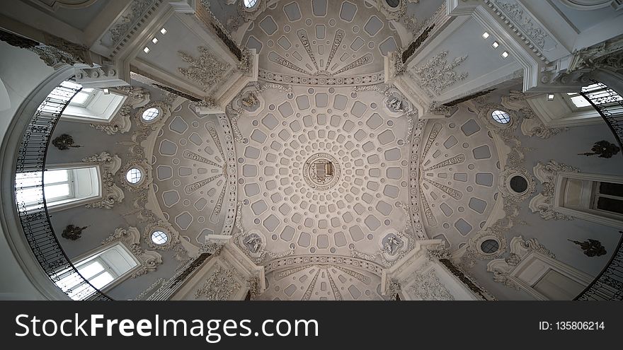Dome, Ceiling, Architecture, Building