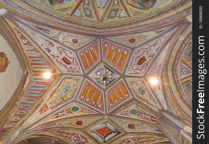 Dome, Ceiling, Vault, Symmetry