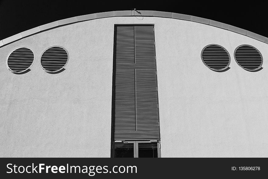 Black And White, Architecture, Structure, Building