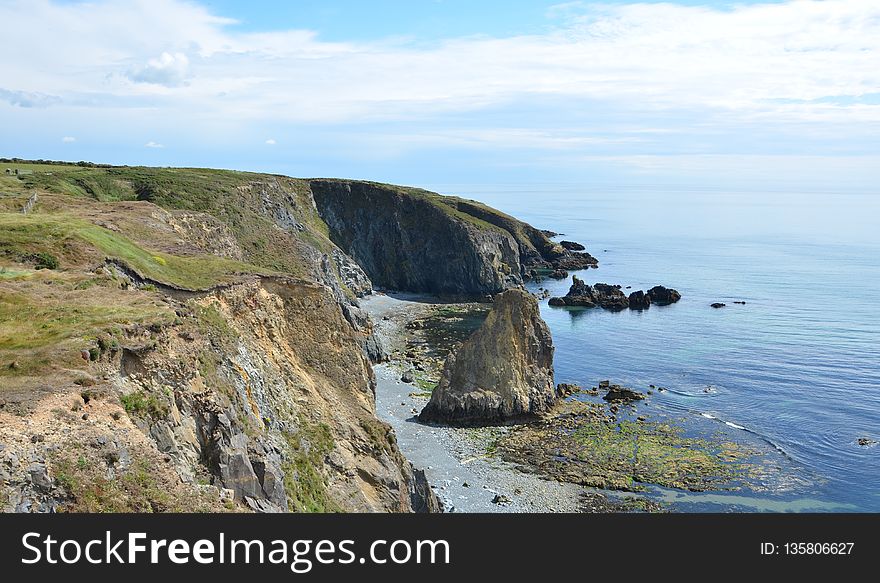 Coast, Cliff, Headland, Coastal And Oceanic Landforms
