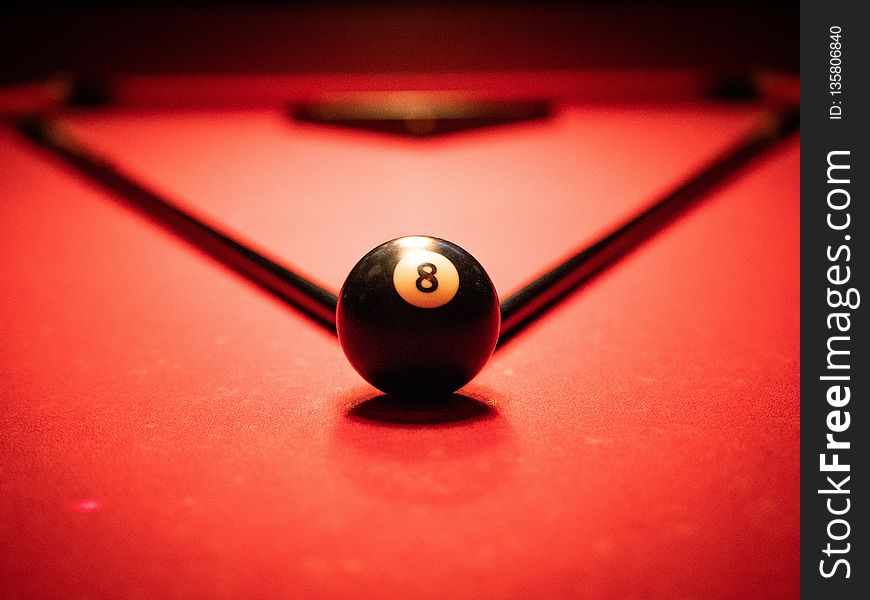 Pocket Billiards, English Billiards, Red, Cue Sports