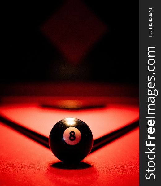 Red, Billiard Ball, English Billiards, Indoor Games And Sports