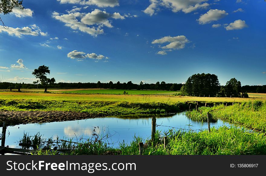 Reflection, Nature, Sky, Water