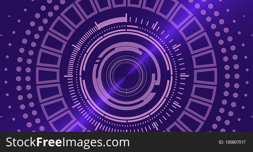 Purple, Violet, Circle, Pattern