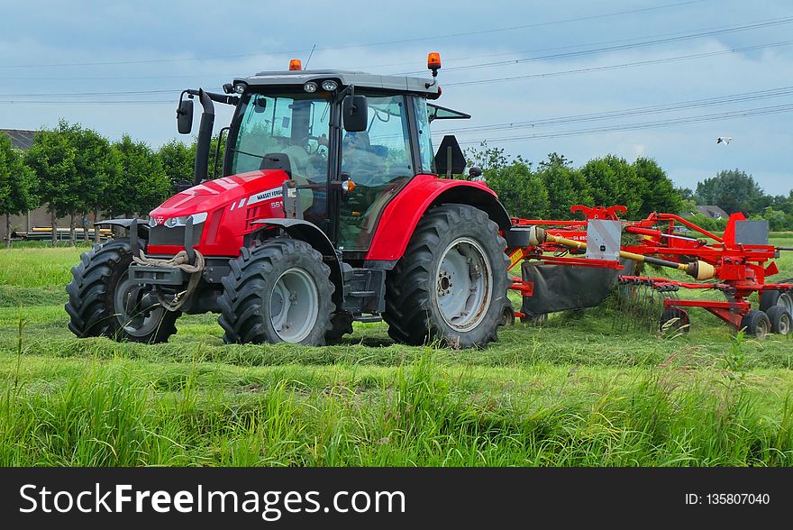 Agricultural Machinery, Tractor, Field, Agriculture