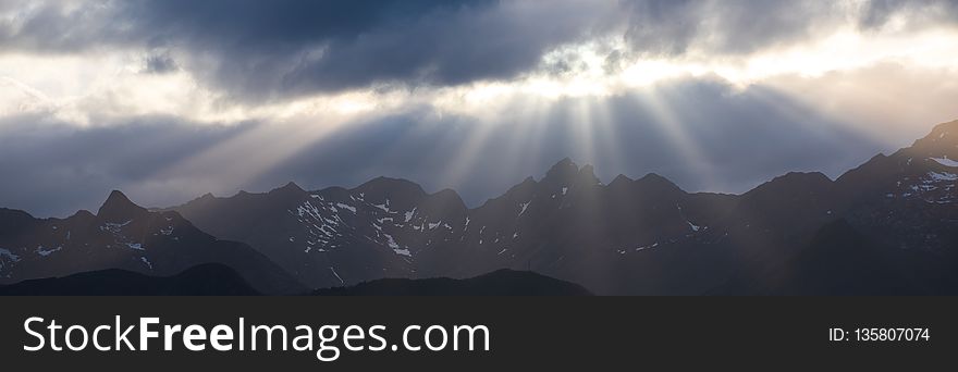 Sky, Fjord, Mountain, Atmosphere