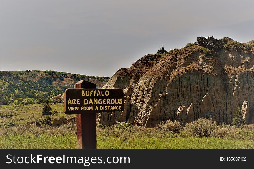 Nature Reserve, Rock, Sky, Grass