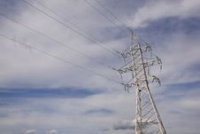 Power Line Royalty Free Stock Photo Power Line Royalty Free Stock Photo
