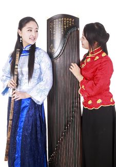 Chinese Musicians Royalty Free Stock Photography Chinese Musicians Royalty Free Stock Photography