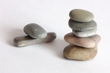 Tower Of Some Stones Royalty Free Stock Photo