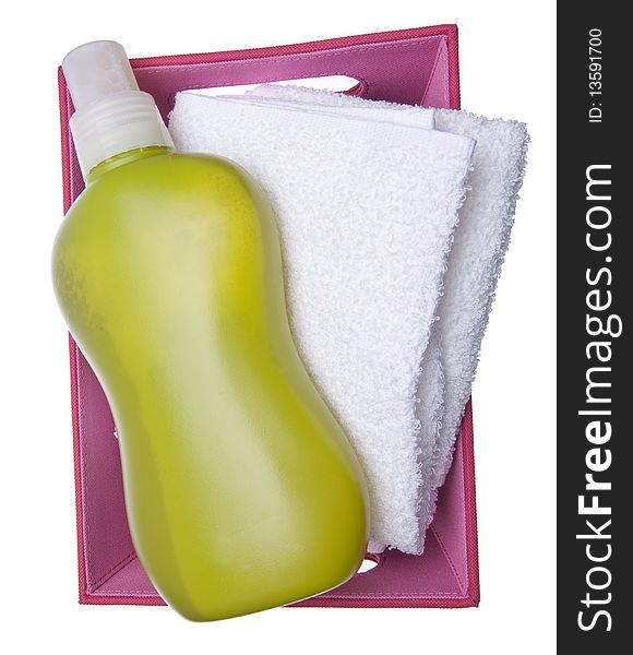 Laundry supplies isolated on white with a clipping path. Laundry supplies isolated on white with a clipping path.