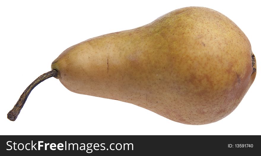 Pear Isolated on White with a Clipping Path