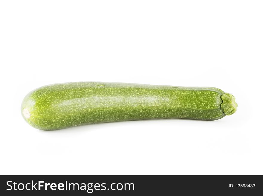 Fresh zucchini isolated on white. Fresh zucchini isolated on white.