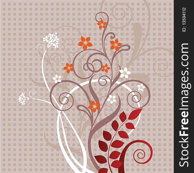 Decorative Floral Greeting Card