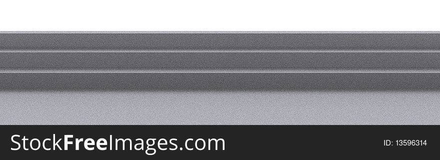 The computer graphics. A ladder. The high resolution and a structure. Grey colour.