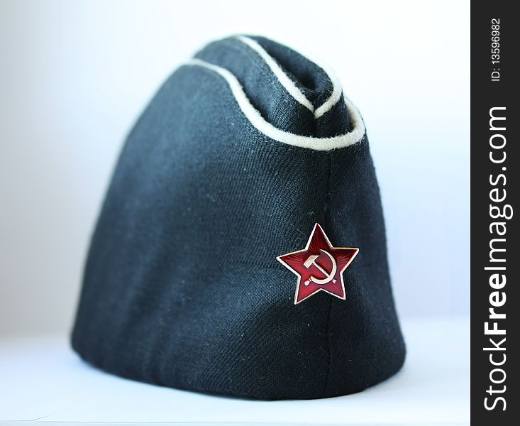 Field cap of russian navy officers