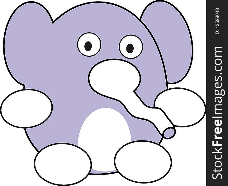 Cartoon elephant