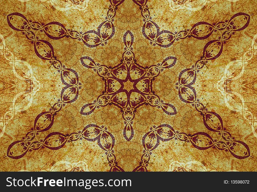 Abstract Arabic carpet style background. Warm brown, sand, cream colours. Abstract Arabic carpet style background. Warm brown, sand, cream colours.